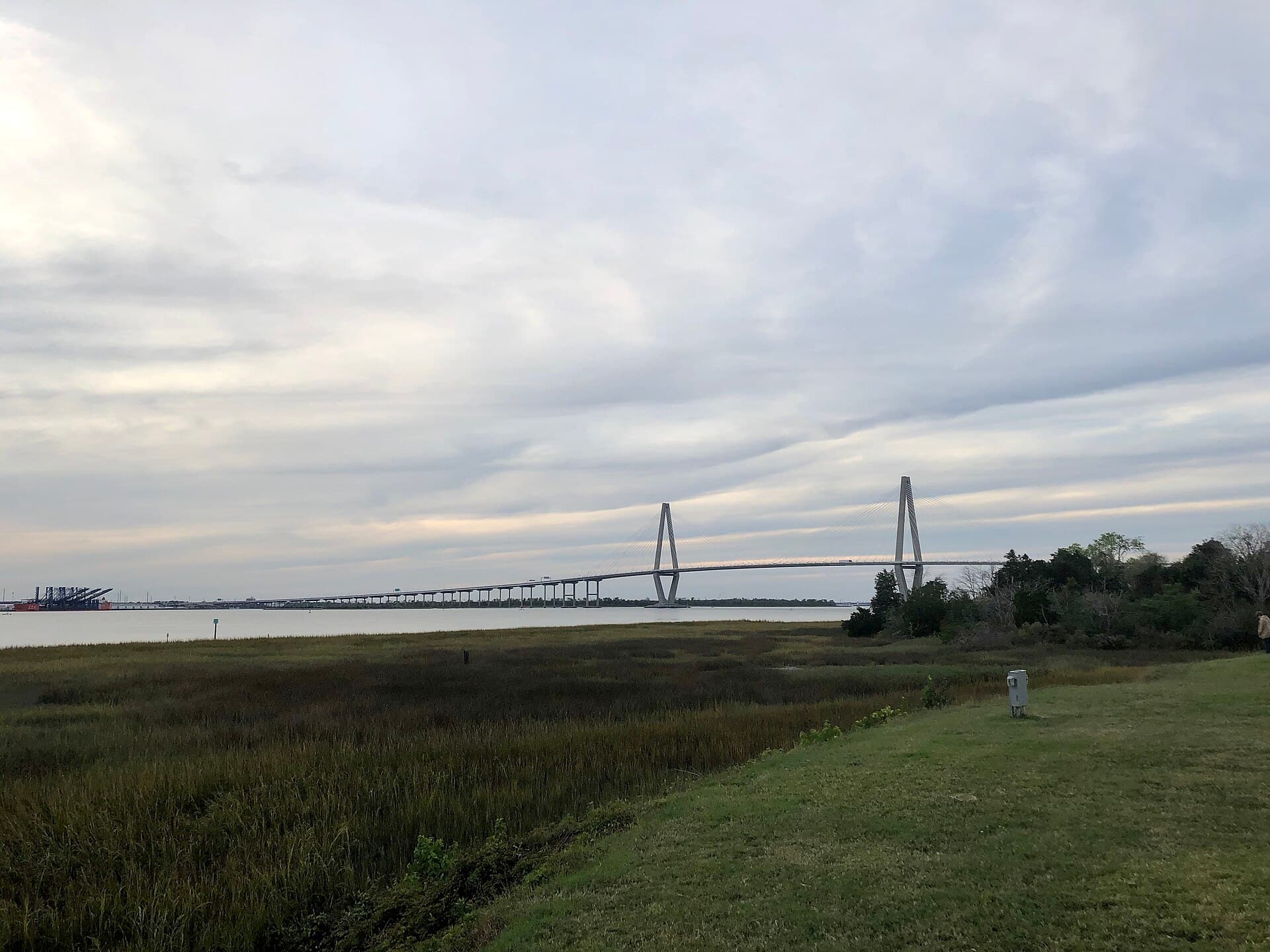 Ravenel Bridge, a filming location for Outer Banks